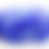 Lot 25 gouttes de boheme 6x9mm en verre coloris sapphire ab 30060/28701 - bleu avec des reflets