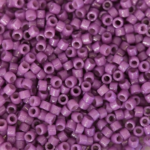 5gr perles rocailles miyuki delica 11/0 - 2mm coloris duracoat opaque anemone db2140