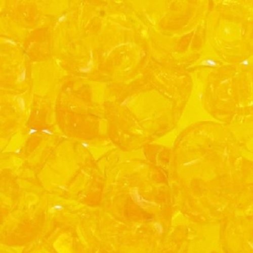 10gr superduo® 2.5x5mm en verre coloris amber 80020 - dore