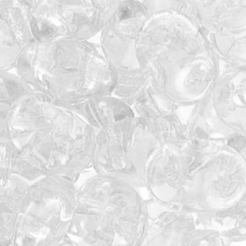 10gr superduo® 2.5x5mm en verre coloris crystal 00030 - transparent