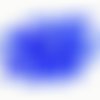 10gr superduo® 2.5x5mm en verre coloris sapphire mat ab 30060/28771 - bleu avec des reflets