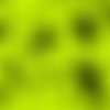 10gr superduo® 2.5x5mm en verre coloris yellow neon mat 02010/25121 - jaune fluo