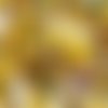 10gr superduo® 2.5x5mm en verre coloris amber vitrail 80020/28101 - ambre / multicolore