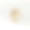 Bague d'oreille triple rang en or laminé 14k et cornaline - ear cuff - bijoux d'oreilles
