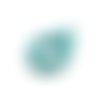 5 perles de turquoise de sinkiang naturelle 10mm      lbp00491 