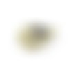 10 perles en jaspe turquoise jaune naturel 8mm         lbp00031 