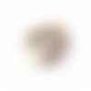 10 perles colonne de pointes d' oursin baguette naturel  +/- 15mm à 17mm x 10 à 12mm     lbp00247 