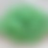 20 perles en verre abacus facettées vert 10 x 7mm        lbp00191a 