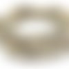 20 perles chips cailloux howlite blanc bijoux boho ethnique (ph239) 