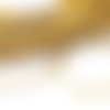 1m fil lurex doré or, cordon plat pour bracelet 1x2mm (fil162) 