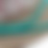 48 perles ovales grain de riz turquoise howlite 5x8mm (ph212) 