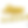 30 perles intercalaires 4.5mm métal doré or sans nickel forme lanterne (pm198) 