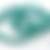80 perles tubes 3x5mm howlite turquoise (ph142) 