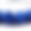 Bleu mat / brillant: 10 perles en céramique 10mm (pc138) 
