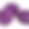 1 grande perle soleil en howlite, coloris violet, 8x31x33mm  (ph95) 