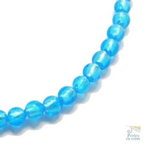 10 x feuille d'argent perles rondes 10mm-turquoise-A3985