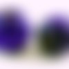 30 perles en bois violettes 9x10mm (pb15) 