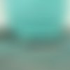 Cordon suédine x2 mètresaspect daim turquoise 3mm (fil21 ) 