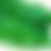 20 perles en verre tchèques tube hexagonal green ab 10x4mm (ptch59) 
