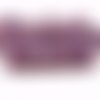 10 perles spikes en verre ab violet, 5x8mm (ptch86) 