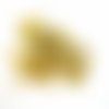 1 grand pendentif, filigrane cage oiseau, doré, 56x51mm,(bre83) 