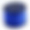 Cordon de suédine plat couleur bleu 3 mm, vendu par 1 m, ou 3 m