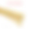 Tiges à tête boule en acier inoxydable, plaqué or, 40 x 0.6 mm, lot de 20