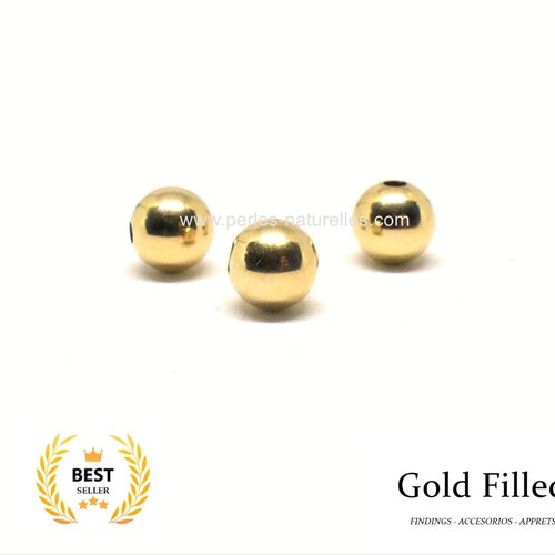 2mm - gold filled - 10/100/1000 perles 2mm