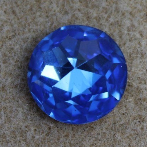 1 cabochon swarovski "diamant" 16 mm sapphire (art.2020)