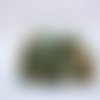 10 cabochons swarovski ovales 10x8 mm emeraude (art.2190/4)