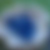 6 toupies swarovski de 10 mm capri-blue (5301)