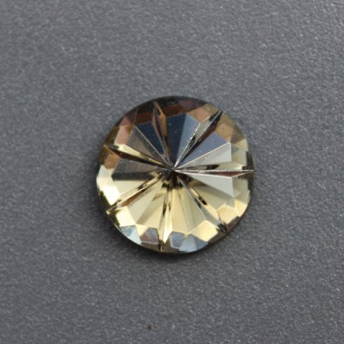 1 cabochon rond de 15 mm black diamond en verre "fleur"