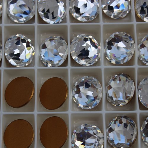 1 cabochon swarovski "diamant" 14 mm crystal (art.2020)