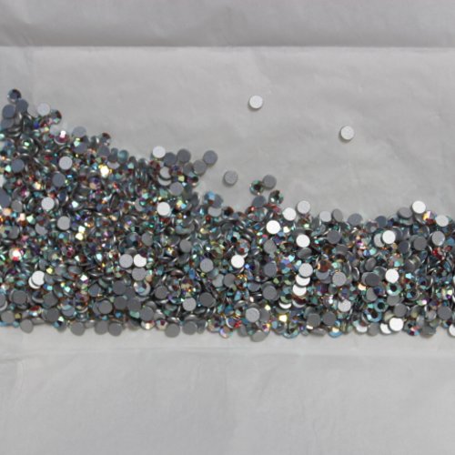 50 strass swarovski de 3 mm (ss13) crystal ab silver foiled (art.2000)