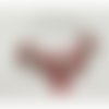 Bracelet charms rouge avec breloque cœur ref 948