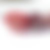 Serre-tête 2016 engrenages argentés et rouges fait main 