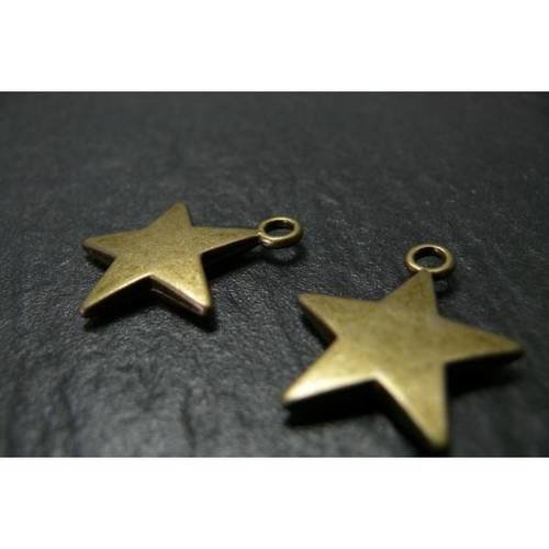 2 pièces pendentif étoiles ref a11685