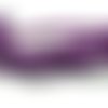6 perles jade violet facetté rondelles 5*8mm