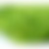 1 fil : 1environ 50 jades teintée couleur vert anis 8mm