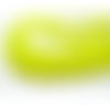 1 fil environ 64 perles jade teintée couleur jaune flashy 6mm