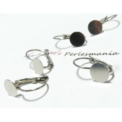 2 supports de boucle d'oreille dormeuse simple pp