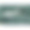 1 fil de105 perles de verre craquelé 2g5918 duo gris