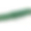 1 perle jade teintée trapèze vert facetté