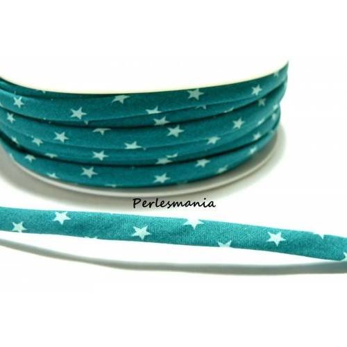 Apprêt 50cm ruban cordon spaghetti 7mm ref ffcollection 111 etoile