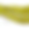 Apprêt et perles: 10 tubes jade citron en 4 par 13mm