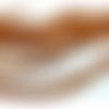 Apprêt et perles: 10 tubes aventurine orange en 4 par 13mm
