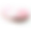 Mercerie: 10 mètres ref23 ruban rose clair coeur 10mm