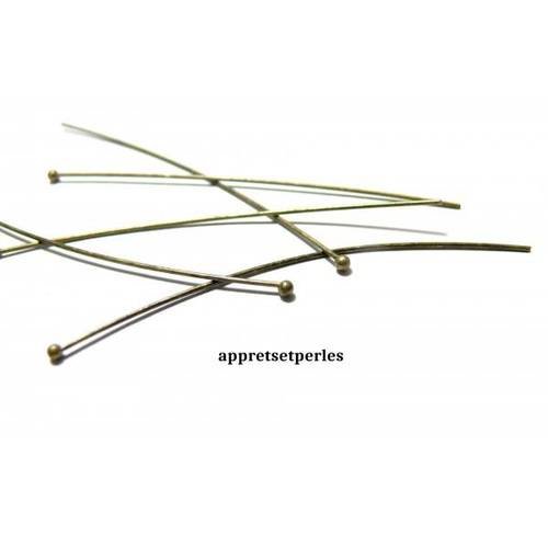 100 tiges qualité supérieure rp0770 tête ronde 70mm bronze