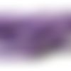 Perles pour bijoux: 10 perles agate larimar violette rondelles 6 par 10 mm