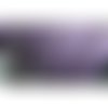 1 mètre de cordon de suédine cloutée doré aspect daim violet pr00208